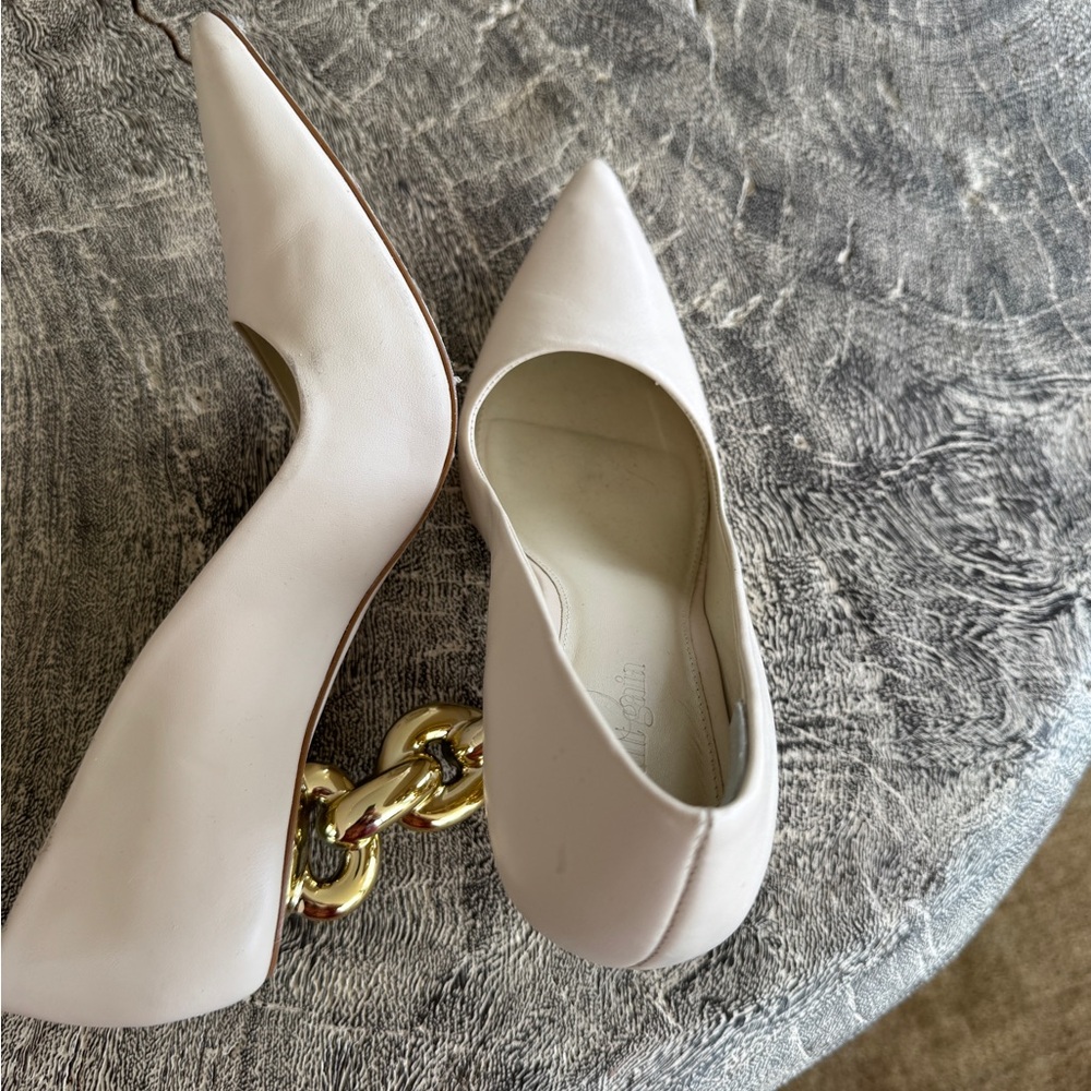 Cult Gaia Cream Pointed Heels - Picture 4 of 6